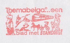 Meter cover Belgium 1993 Dalmatian dog - Venus de Milo - Tennis - Horse - Train 