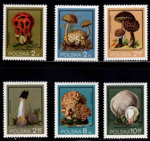 Poland Scott 2397-2402 MNH** Mushroom stamp set