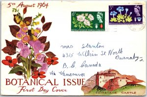 GREAT BRITAIN PRIVATE FIRST DAY COVER BOTANICAL CONGRESS (2) ISLE OF WIGHT 1964