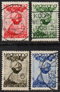 Netherlands Sc #B82-B85 Used