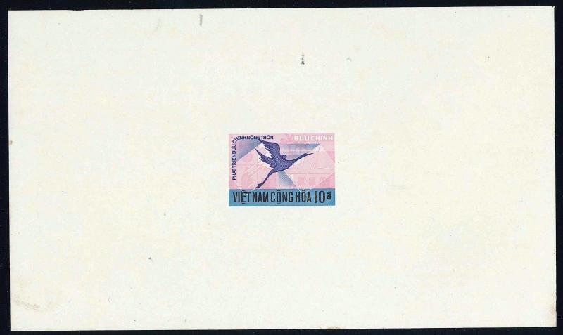 South Vietnam - 1971 - SC405 - 407 - Post in Rural - Deluxe Sheets - RARE!!!