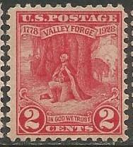 U.S. Scott #645 2-Cent Valley Forge Stamp - Mint Single
