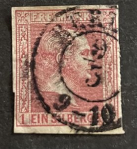 Prussia #6 Used- SCV=$35.00