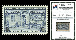 Scott E12a 1922 10c Special Delivery Mint Graded XF 90 NH with PSE CERTIFICATE!