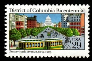SC# 2561 - (29c) - District of Columbia Bicentennial, used single