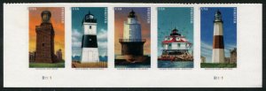 5625b (55c) Mid-Atlantic Lighthouses SA strip/5,  MNH