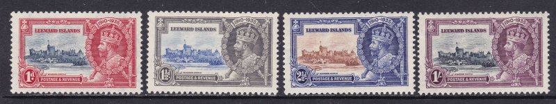 Leeward Is  Scott 96-99, 1935 KGV SJ, VF MVLH  Scott $36