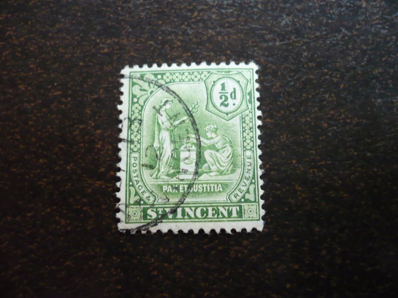 Stamps - St. Vincent - Scott# 90 - Used Part Set of 1 Stamp