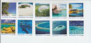 2016 Maldives Landscapes Part I (10)  (Scott 3647-66) MNH