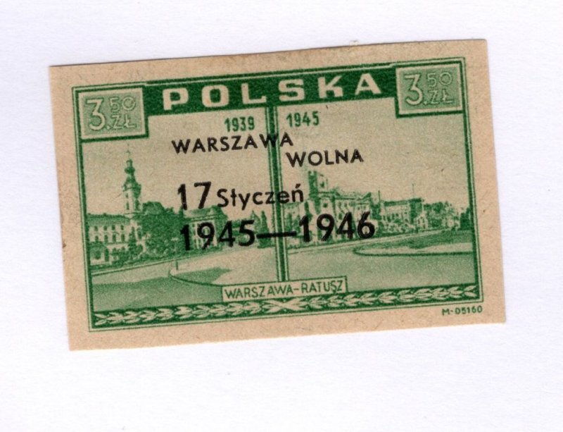 Poland #385 MH - Stamp - CAT VALUE $1.00