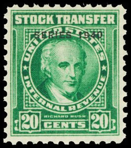 U.S. REV. DATED GREENS RD74  Mint (ID # 115787)