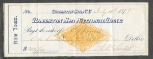 United States RN-G1, Used, Liberty Revenue Stamped Paper