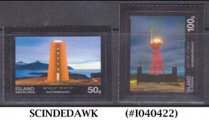 ICELAND - 2013 LIGHTHOUSES / ARCHITECTURE - 2V SELF-ADHESIVE STAMPS MNH