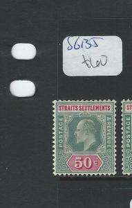 MALAYA STRAITS SETTLEMENTS (PP0710B) 50C KE SG 135  MOG