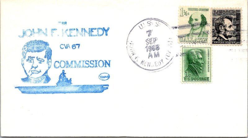USS John F. Kennedy Commissioned - 9.7.1968 - F45120
