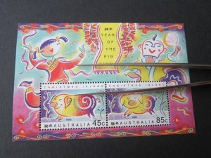 Australia 1995 Sc 368a Year of pig MNG