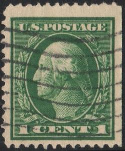 SC#405 1¢ Washington (1912) Used