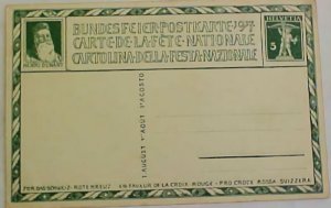 SWITZERLAND POSTAL CARD PICTORIAL 1917 MINT