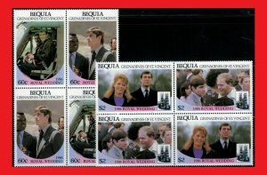 ZAYIX - 1986 St. Vincent Grenadines - Bequia - Royal Wedding - Sarah Ferguson 