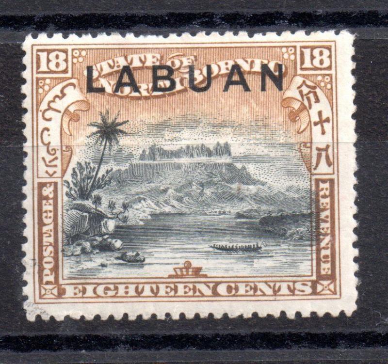 Labuan 1898 18c P15 mint MH SG101A WS2398