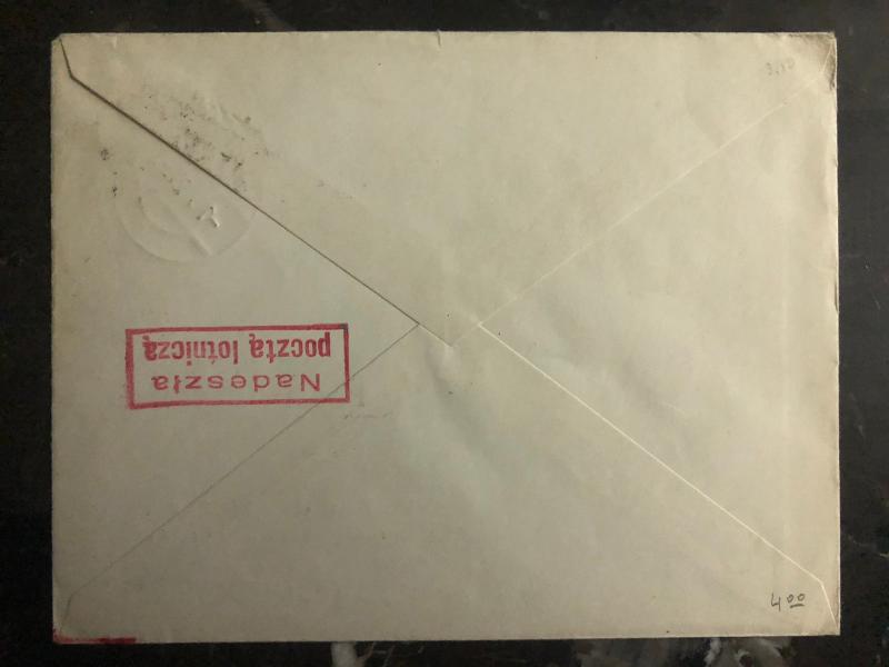 1929 Katowice  to Bydgoszcz  Poland Airmail First Flight Cover FFC 150 Flown