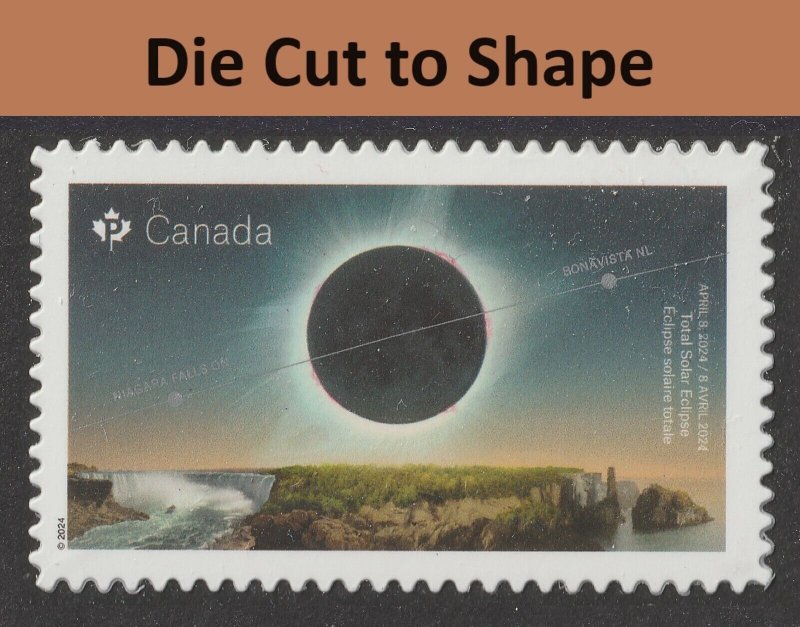 Canada 3418i Total Solar Eclipse P DCTS single MNH 2024