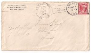 Interesting Maine Doane related cover with #367 Eddington ME