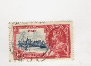 1935 Fiji  SCOTT #110 WINDSOR CASTLE  used stamp