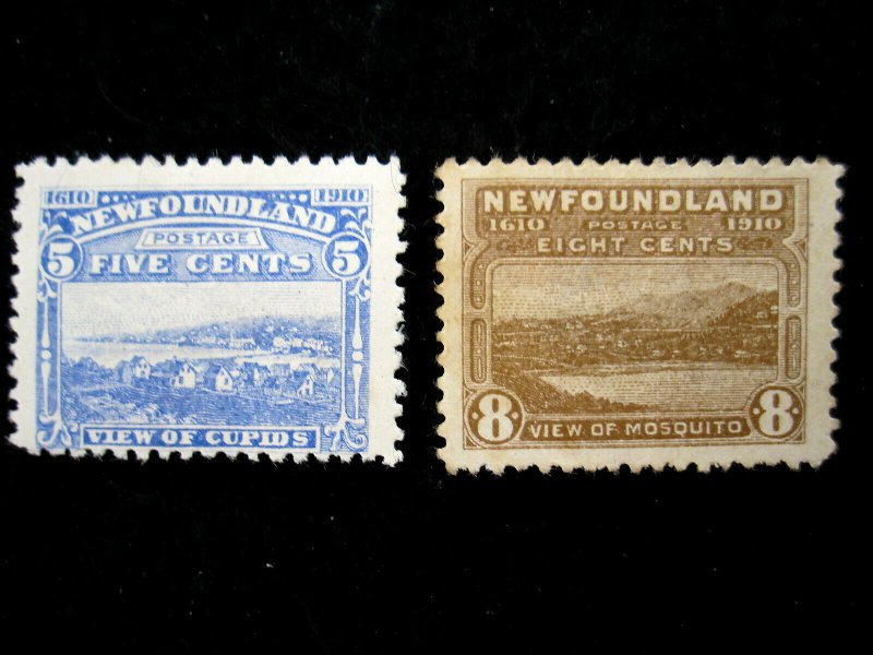 CANADA/NEWFOUNDLAND - SCOTT# 91,93 - MH - CAT VAL $102.50