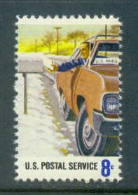 1498 8c Rural Delivery Fine MNH