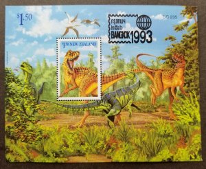 *FREE SHIP New Zealand Dinosaur 1993 Prehistoric (ms) MNH *Bangkok O/P