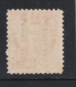 Tonga the 1895 surcharge 1d on 2.5d MH