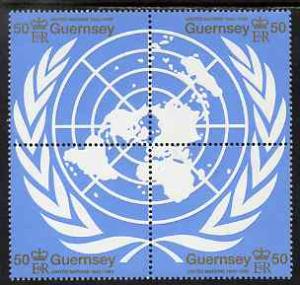 Guernsey 1995 50th Anniversary of United Nations set of 4...