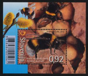 Slovenia 954 (MI969) MNH Bumble Bees