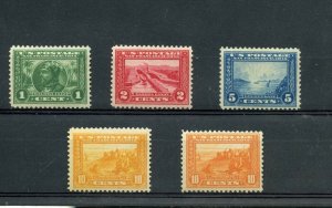 UNITED STATES PANAMA-PACIFIC SCOTT #397/400A   F/VF SEVERAL ARE VF   MINT NH