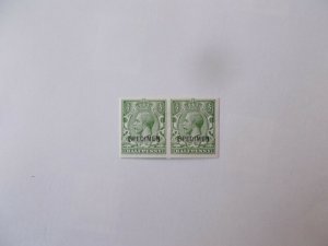 GV 1/2d Royal Cypher Imperf Pair Optd Specimen SG N14t Original Gum U/M Cat £300