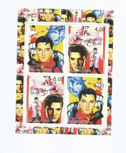 TADZHIKISTAN - 2000 - Elvis - Perf 4v Sheet - MLH -Private