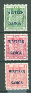 Samoa (Western Samoa) #216-218  Single