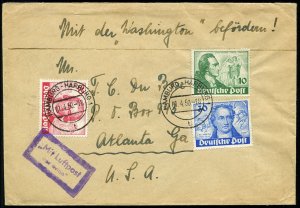 Germany - Berlin #9N61-63 (Mi. 61-63) Cat€250 (for used), 1949 Goethe, set ...