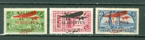 ALAOUITES 1929 AIR  #C17-19 SET  MINT NO THINS...$66.50