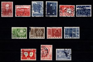 Denmark 1966-67 Commemoratives, Complete Sets [Used]