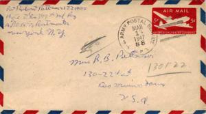 United States A.P.O.'s 5c DC-4 Skymaster Envelope 1947 U.S. Army Postal Servi...