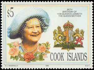 Cook Islands #1197, Complete Set, 1995, Royalty, Never Hinged