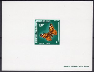 AFFARS & ISSAS TERITORRY 1976 Sc#399  Butterflies Deluxe Souvenir Sheet  MNH