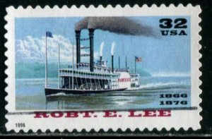 3091 US 32c Riverboats - Robt. E Lee SA, used