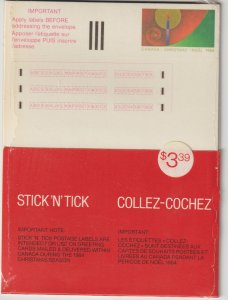 Canada Stick and Tick pack for 1984