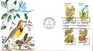 #1953-2002 Birds - Flowers Ham FDC Set