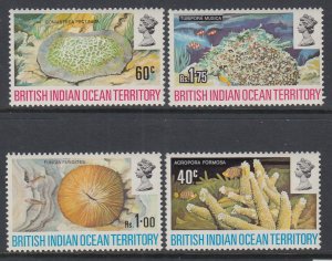 British Indian Ocean Territory 44-47 Marine Life MNH VF