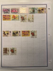 Collection of Malaysia stamps