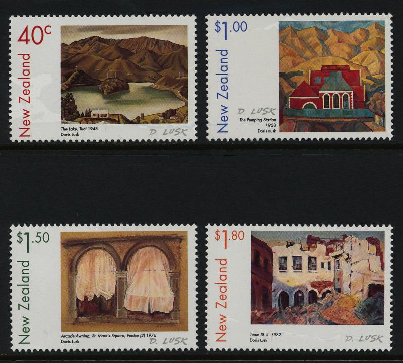 New Zealand 1597-1600 MNH Art, Paintings, Doris Lusk